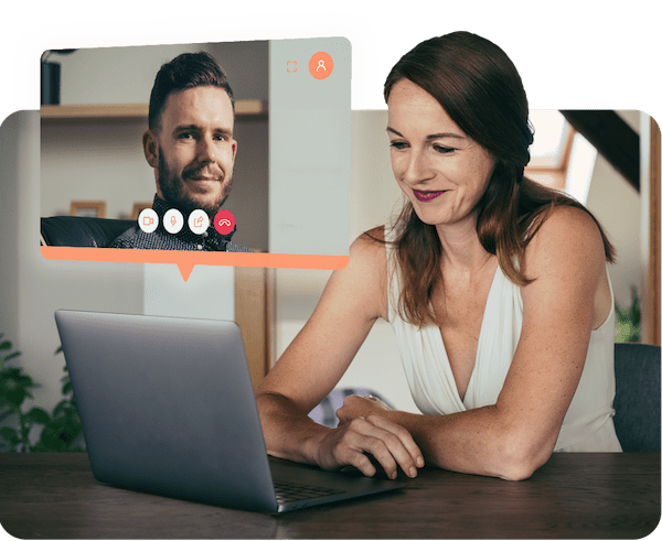 The video call will take place directly on Hedepy